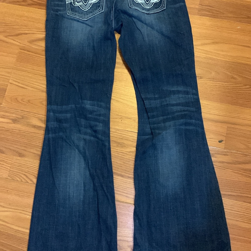 Women's Express Rerock Blue Jeans - Picture 3 of 6